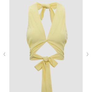 Yellow Tie Top